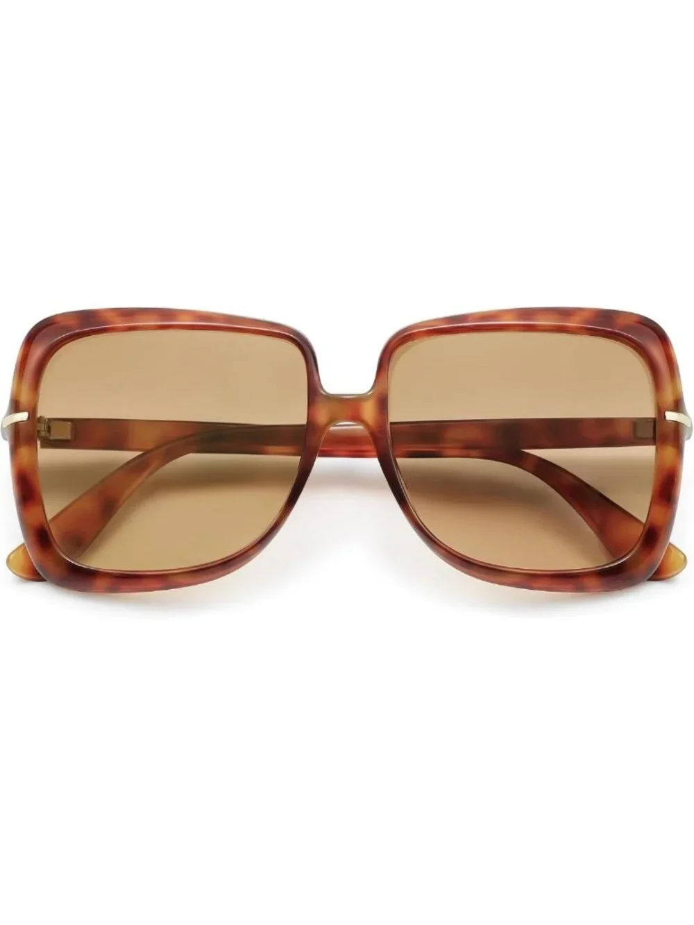 Trendy Oversized Polarized Square Sunglasses for Women - Retro Vintage Shades